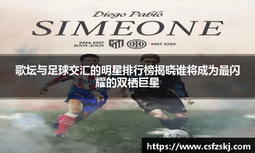 歌坛与足球交汇的明星排行榜揭晓谁将成为最闪耀的双栖巨星